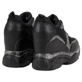 Zapatillas VICES con brocado negro 4