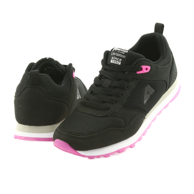 Zapatillas deportivas American Club WT26 Black negro rosado 4 Zapatillas deportivas American Club WT26 Black negro rosado 4
