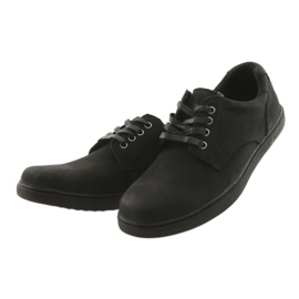 American Club Zapatos de cuero para hombres de ciclo negro 3