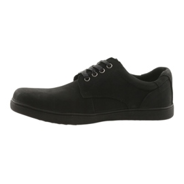 American Club Zapatos de cuero para hombres de ciclo negro 2