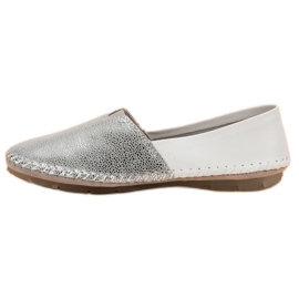Slipons de piel VINCEZA gris 7