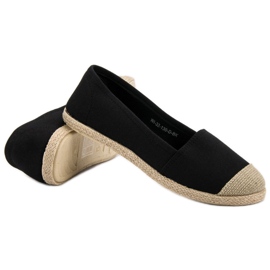 Alpargatas negras de moda negro 1