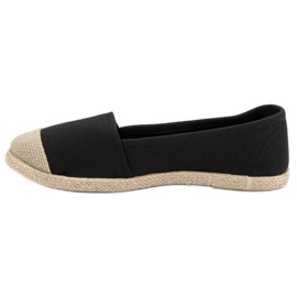 Alpargatas negras de moda negro 6