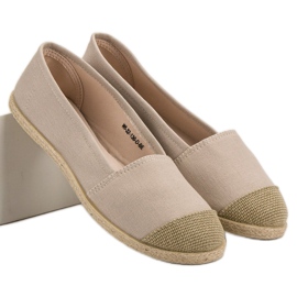 Alpargatas beige de moda 1