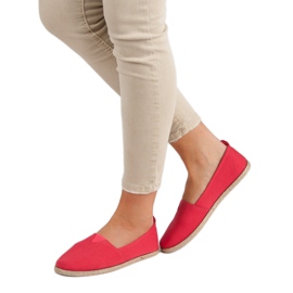 Zapatillas sin cordones rojas rojo 3
