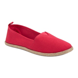 Zapatillas sin cordones rojas rojo 4