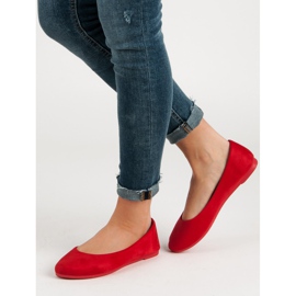 Bailarinas VICES de ante rojo 3