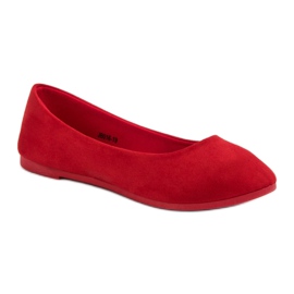 Bailarinas VICES de ante rojo 4