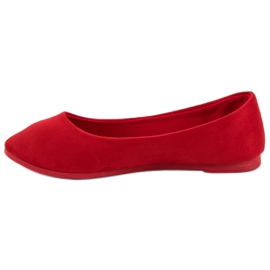 Bailarinas VICES de ante rojo 5