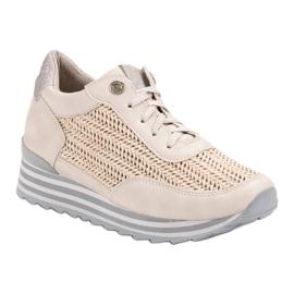 Aclys Zapatillas con estampado beige 1