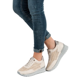 Aclys Zapatillas con estampado beige 6