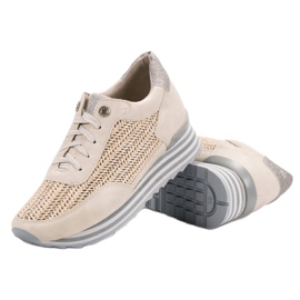 Aclys Zapatillas con estampado beige 3