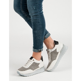 Aclys Zapatillas con estampado marrón 6