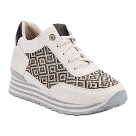 Aclys Zapatillas con estampado marrón 1