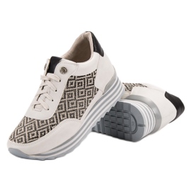 Aclys Zapatillas con estampado marrón 3