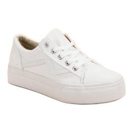 Kylie Zapatillas blancas de moda blanco 3