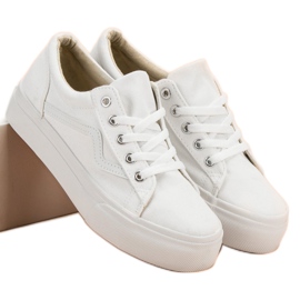 Kylie Zapatillas blancas de moda blanco 6