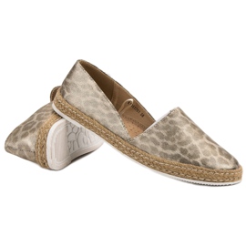 Kylie Alpargatas manchadas beige multicolor 1