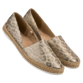 Kylie Alpargatas manchadas beige multicolor 4