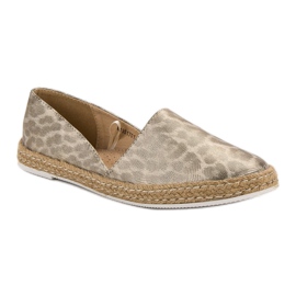 Kylie Alpargatas manchadas beige multicolor 5