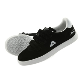 Zapatilla deportiva inserto piel American Club BS06 blanco negro 5 Zapatilla deportiva inserto piel American Club BS06 blanco negro 5