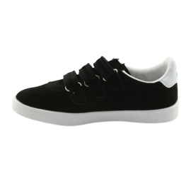 Zapatilla deportiva inserto piel American Club BS06 blanco negro 2 Zapatilla deportiva inserto piel American Club BS06 blanco negro 2