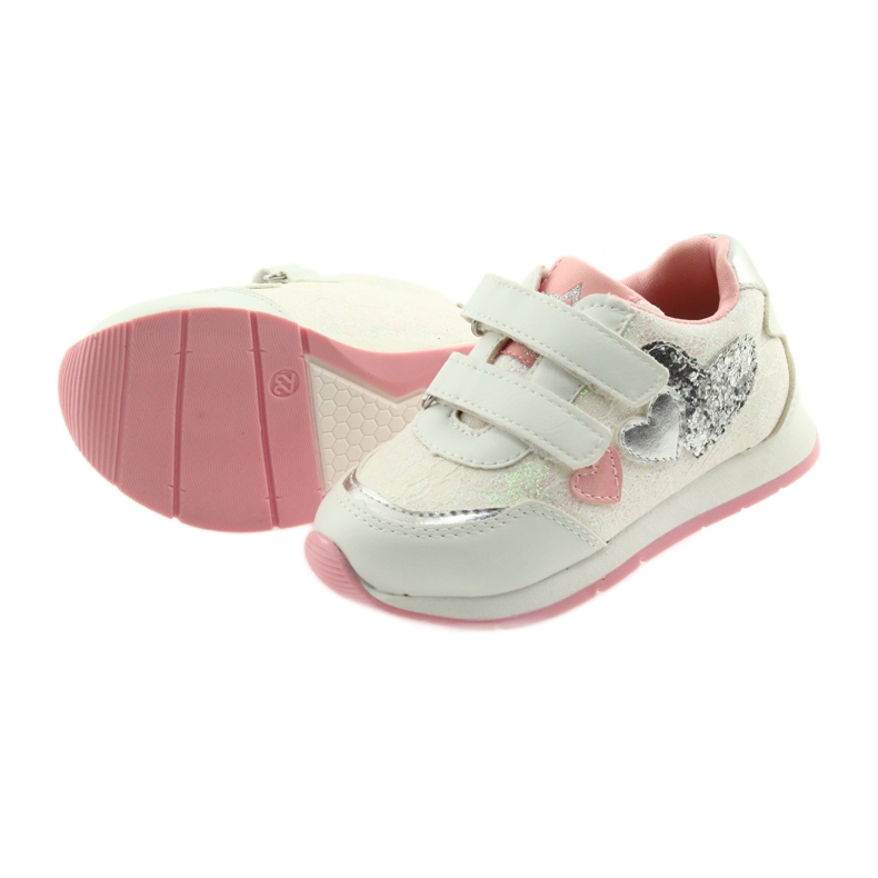 Plantilla de piel American Club GC11 blanco gris rosado 5