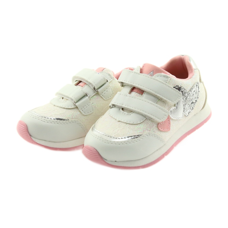 Plantilla de piel American Club GC11 blanco gris rosado 3