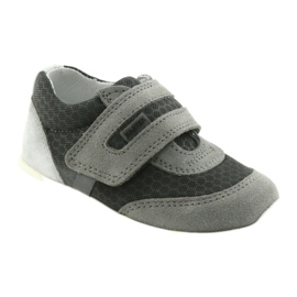 Velcro de cuero semi -sports 51949 Bartek gris 1