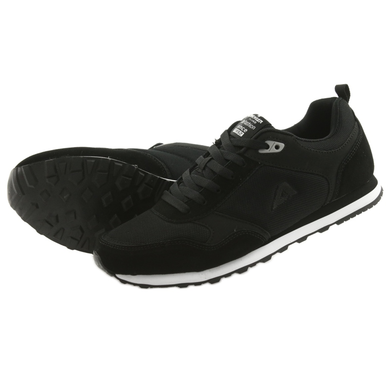 American Club Zapatillas deportivas americanas WT13 negras para hombre negro 5