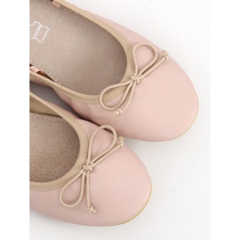Bailarinas con cinta doble 1193 Rosa rosado 5