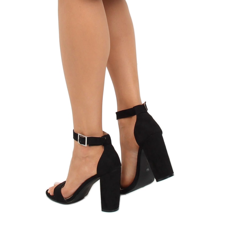 Sandalias negras en el poste.369-18 Negro 1 Sandalias negras en el poste.369-18 Negro 1