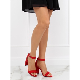 Sandalias en el poste rojo 369-18 Rojo 2 Sandalias en el poste rojo 369-18 Rojo 2