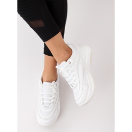 Zapatillas deportivas de mujer blancas B0-15 Blanco 3