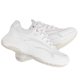 Zapatillas deportivas de mujer blancas B0-15 Blanco 4