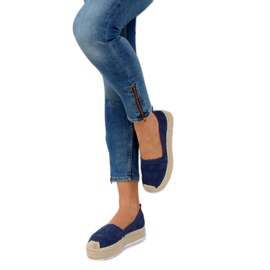 Alpargatas de encaje azul marino A8692 DK.BLUE 3