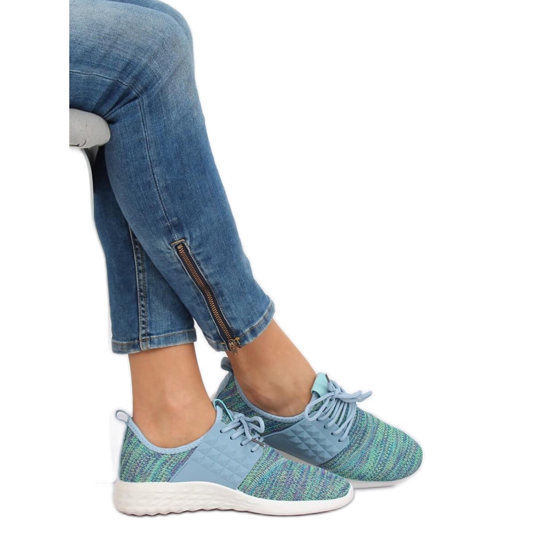 Zapatillas deportivas turquesa HY2810 Turquesa azul 1