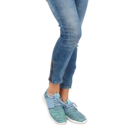 Zapatillas deportivas turquesa HY2810 Turquesa azul 3