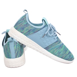 Zapatillas deportivas turquesa HY2810 Turquesa azul 4
