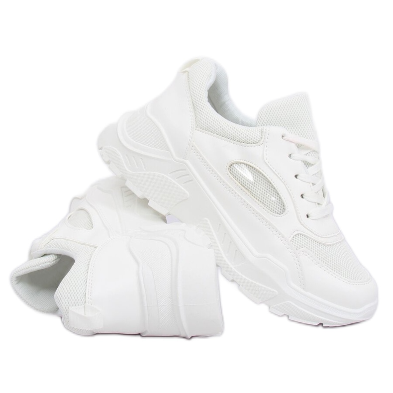 Blanco PP-37 Zapatillas deportivas blancas 2