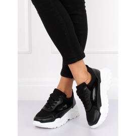 Negro PP-37 Zapatillas deportivas negras 1