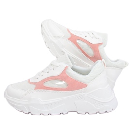 Deportivo blanco y rosa PP-37 BLANCO / ROSA 2