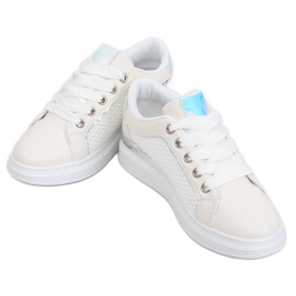 Zapatillas holográficas blancas ZF-40 White blanco 2