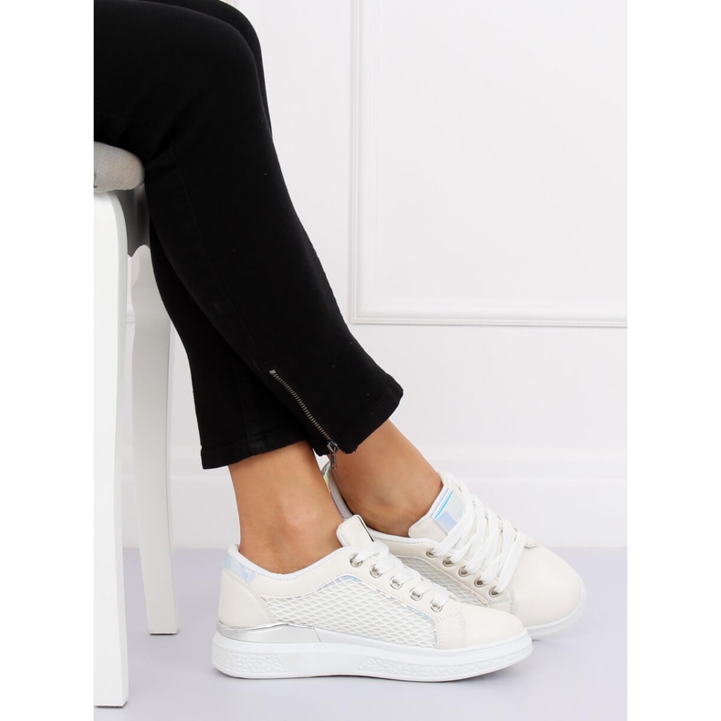 Zapatillas holográficas blancas ZF-40 White blanco 1