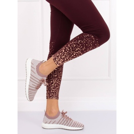 Rosa HY2812 Zapatillas deportivas rosa rosado 1