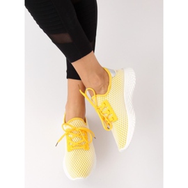 Amarillo PP-45 Zapatillas deportivas amarillas 3