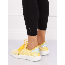 Amarillo PP-45 Zapatillas deportivas amarillas 4