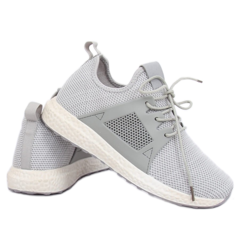 Zapatillas deportivas grises HY2820 L.GRAY 2