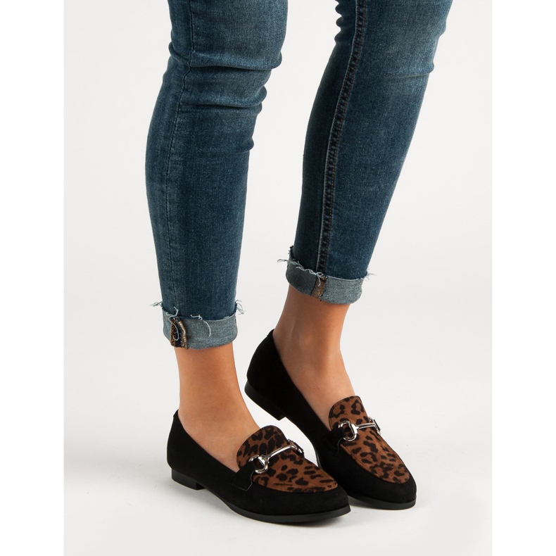 Mocasines VICES con lunares negro 2