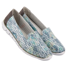 Filippo Señores de cuero de moda gris 2